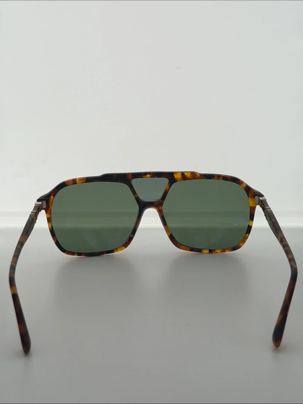 Persol PO3223S Madreterra Tortoise Sunglasses - Polarized Green 59mm 1052/P1